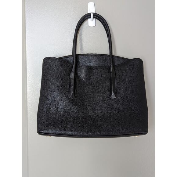 Kate Spade Margaux Medium Satchel Crossbody Bag BLACK $300+ AUTHENTIC - Picture 3 of 6